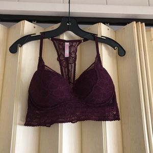 Maroon bralette